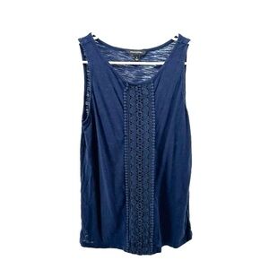 Banana Republic | S Small Women’s Navy Tank Top Crochet Trim